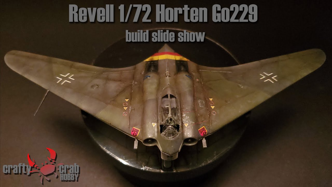 Revell 1/72 Horten Ho 229 / Go 229   stealth bomber fighter build (Go229 Ho229)