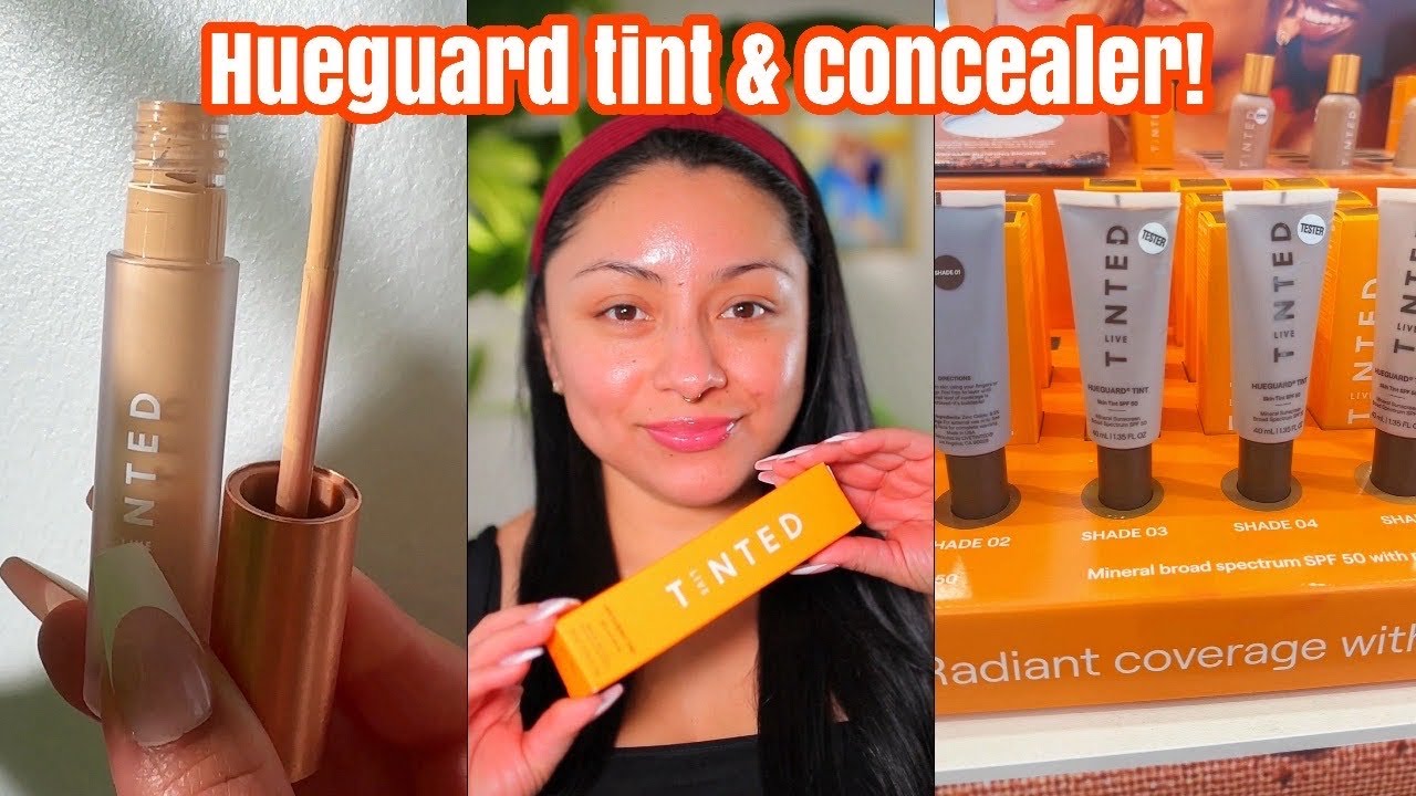 NEW LIVE TINTED HUEGUARD TINT AND CONCEALER REVIEW! ☀️ SPF 50! | #cleanbeauty #makeupreview #makeup