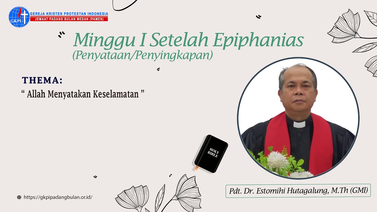 Ibadah Minggu I Setelah Epiphanias ( 11 Januari 2026, Pagi ) GKPI Padang Bulan - Medan