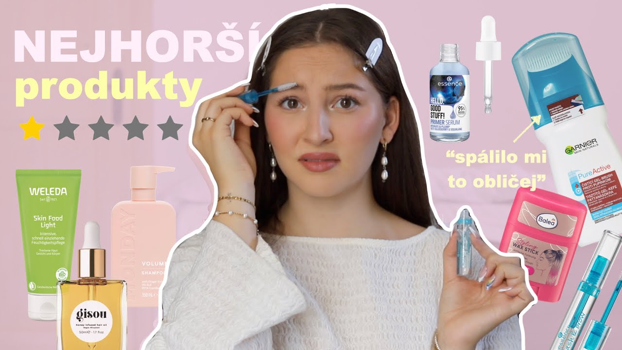 zkouším NEJHŮŘ hodnocené produkty..