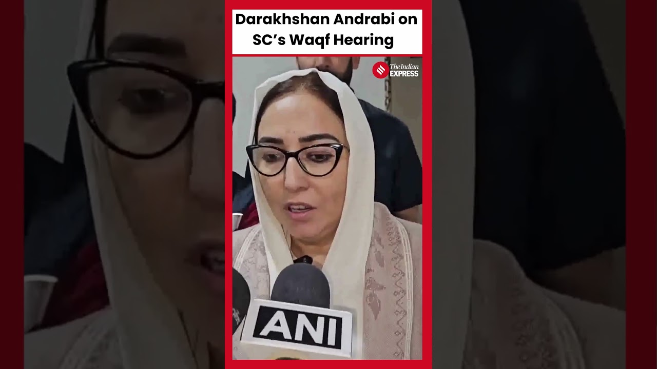 BJP Leader and J&K Waqf Board Chairperson Darakhshan Andrabi on SC Waqf Hearing | J&K | SC