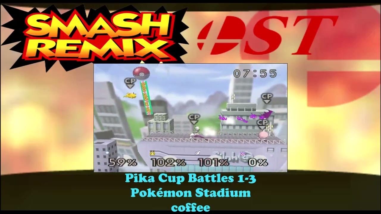 Smash Remix OST Extended - Pika Cup Battles 1-3 (Pokémon Stadium) by coffee