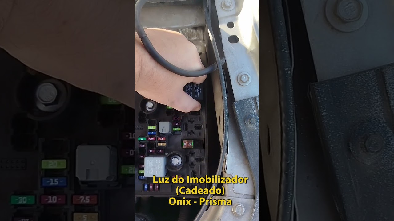 Luz do Imobilizador (Cadeado) Onix - Prisma V&iacute;deo R&aacute;pido e F&aacute;cil.
