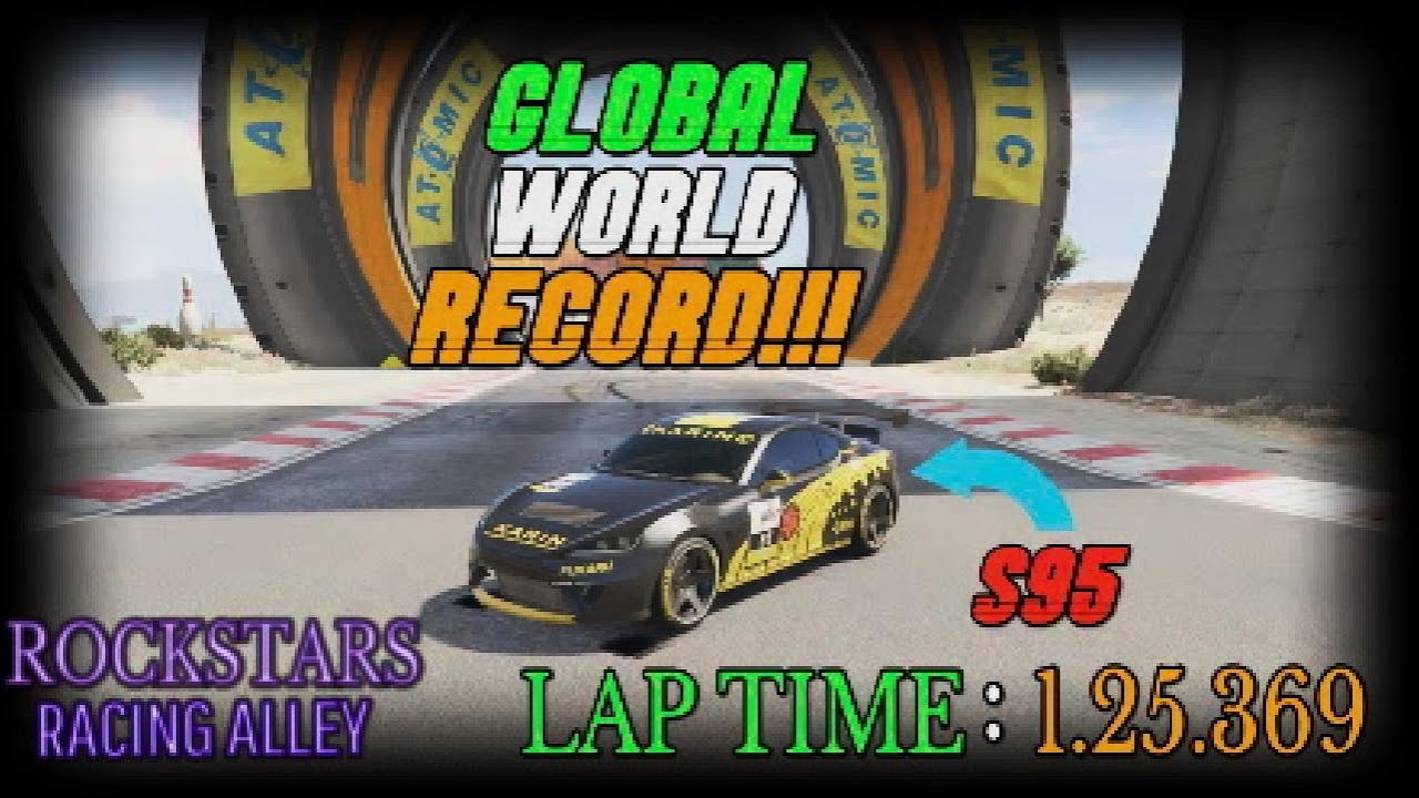 #GTAVONLINE STUNT RACING  - RACING ALLEY CONSOLE WORLD RECORD