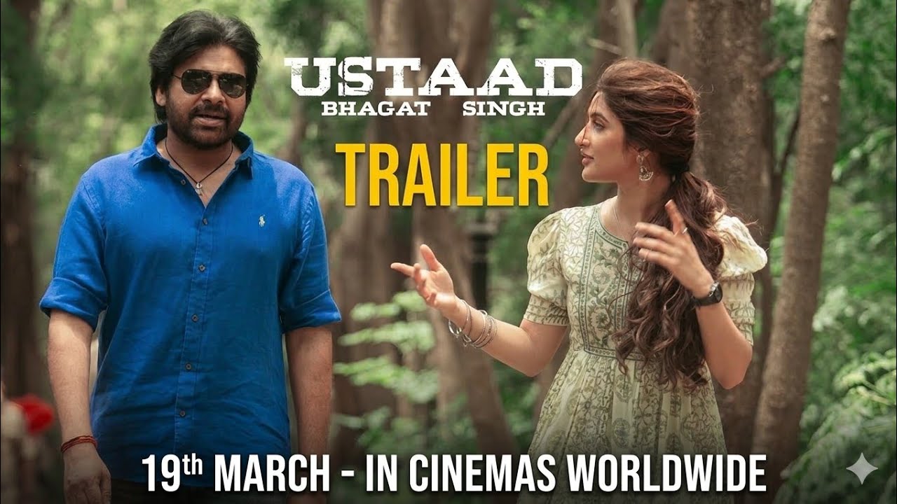 Ustaad Bhagath Singh Trailer | Power star Pawan Kalyan | Sree Leela | Harish Shankar Devi Sri Prasad