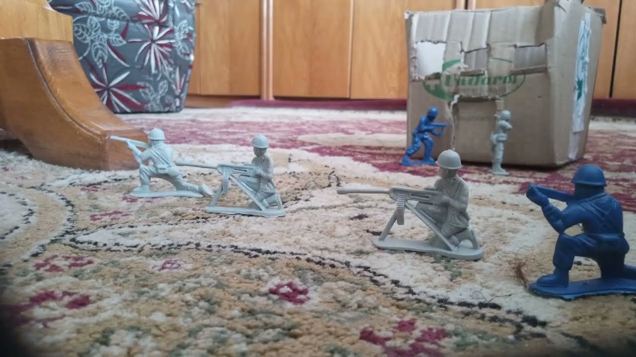 The zombie invasion how it all started|EP:6|part 2#stopmotion #armymen#fyp 