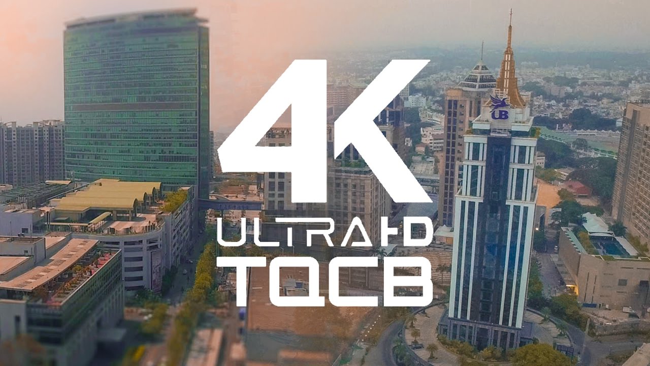 Bangalore City - Silicon Valley of India | Bengaluru | Aerial View | Drone Video | 4K