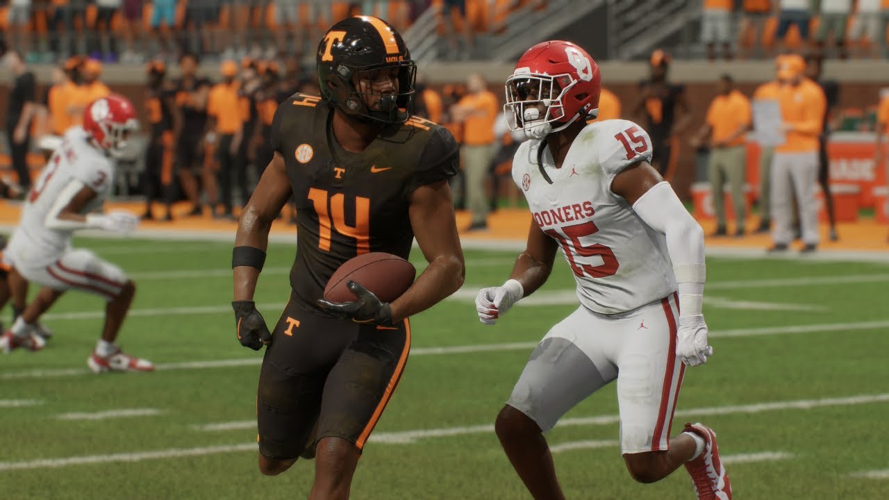 Теннесси против Оклахомы — NCAA Football, 15.11.2025. Полные обзоры матча (College Football 26 Sim)