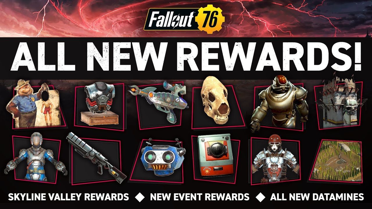 ALL NEW REWARDS coming to Fallout 76!