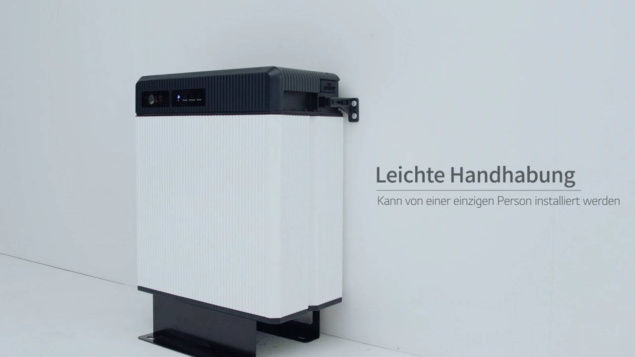 LG Home Battery &ndash; RESU10M-Installationsvideo (Standger&auml;t)