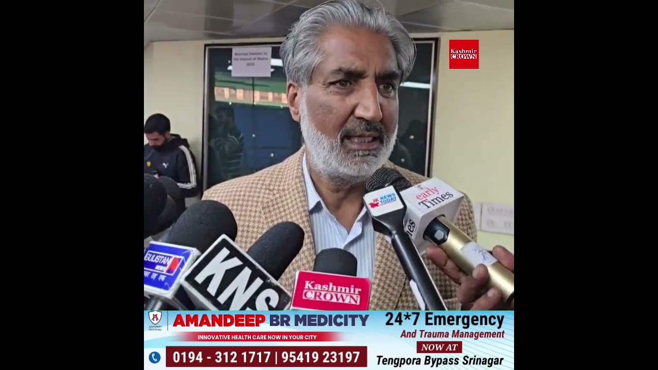 MLA Shopain Shabir Ahmad Kullay speaks to Kashmir crown