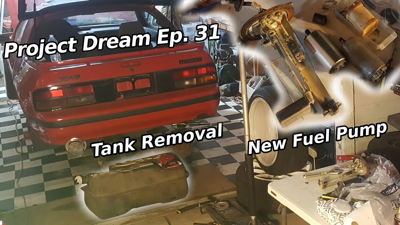 RX7 FC Fuel Tank Removal & Fuel Pump Replacement (Project Dream Ep. 31)