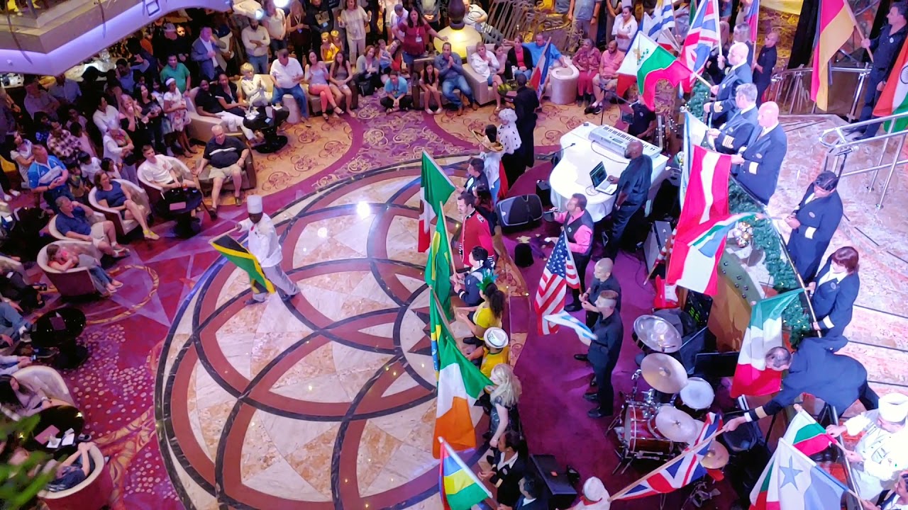 Vision Of The Seas, 12-28-2018. International Parade of Nations