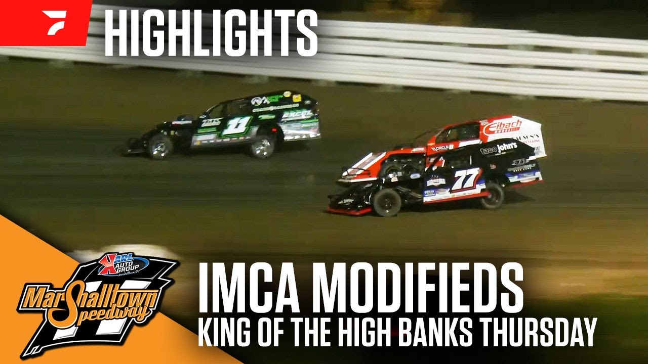 King of the High Banks Thursday | IMCA Modifieds at Marshalltown Speedway 4/10/25 | Highlights