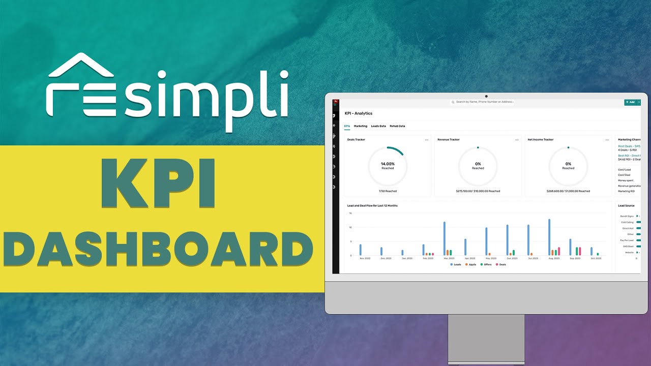 See REsimpli's KPI Dashboard in Action!
