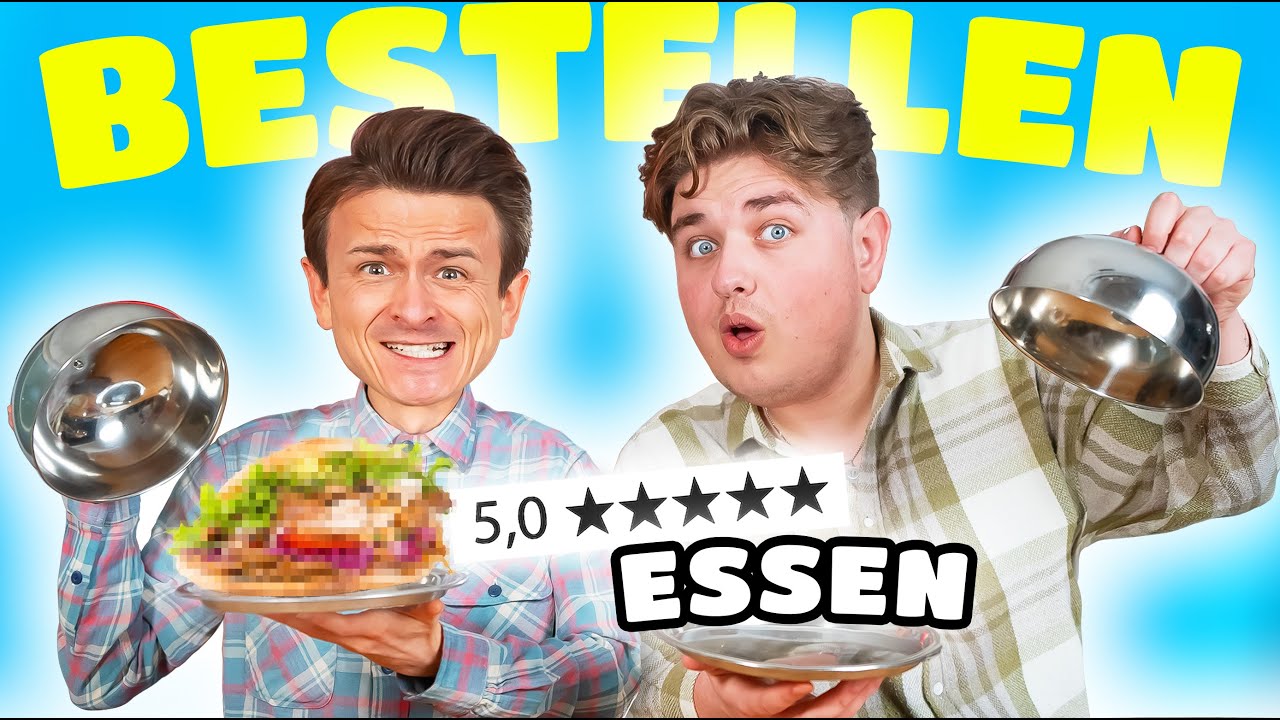 Wir bestellen das ⭐️ BESTE ESSEN für die YouTube WG 🍟🍔 mit Smiley