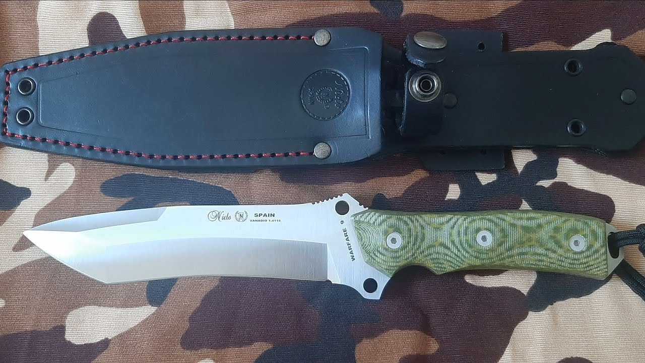 MIGUEL  NIETO WARFARE 9,¿cuchillo para bushcraft  o supervivencia?