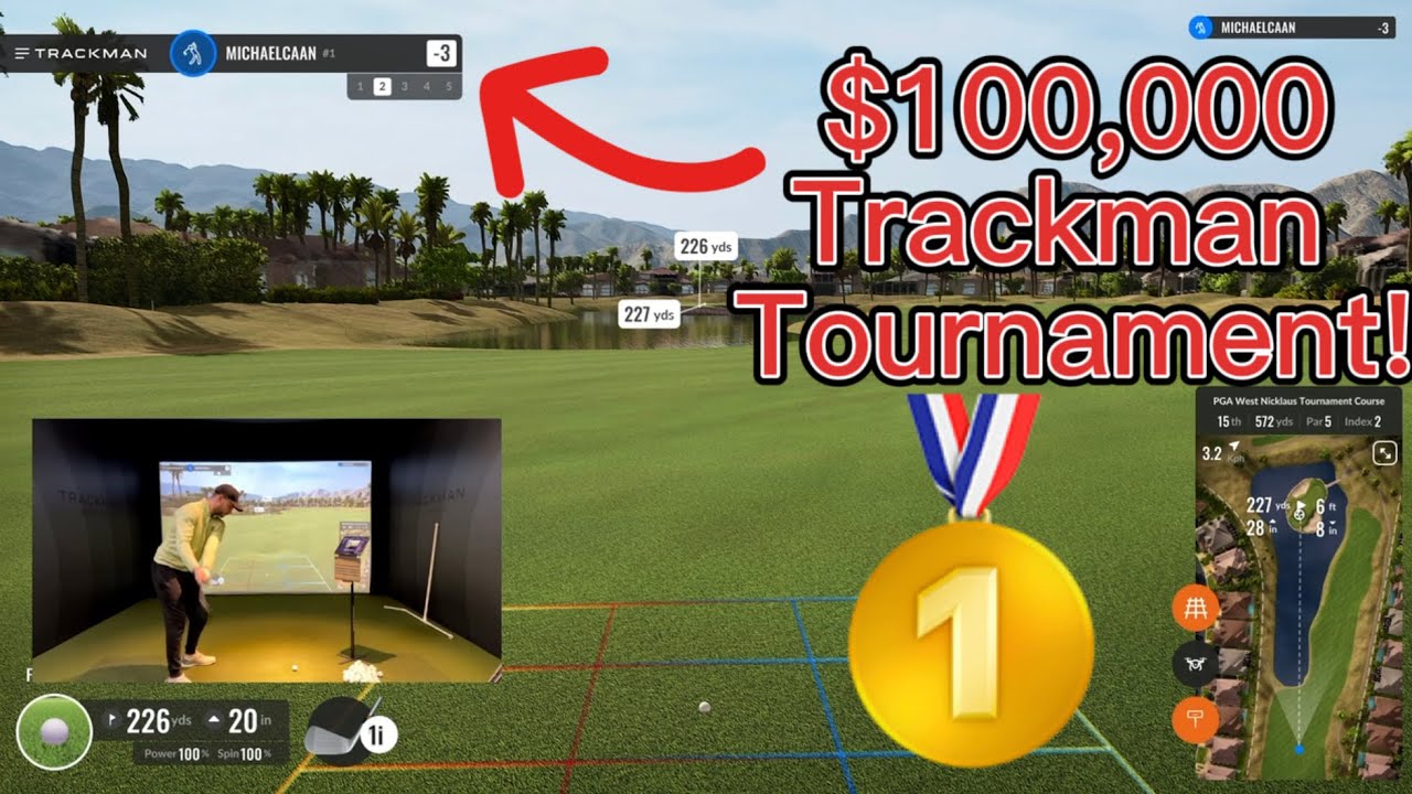$100,000 Trackman Tournament! | Can I Shoot 64 and Win?