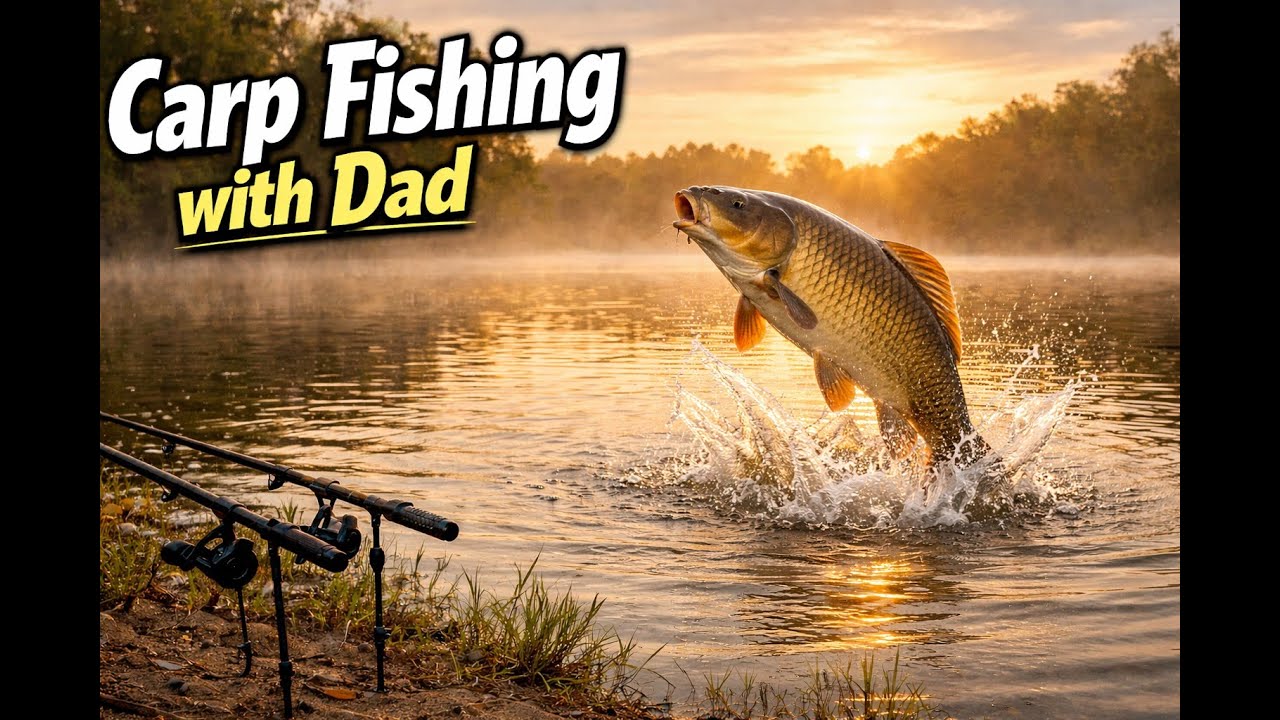Taking My Dad Carp Fishing | Oklahoma Carp Fishing
