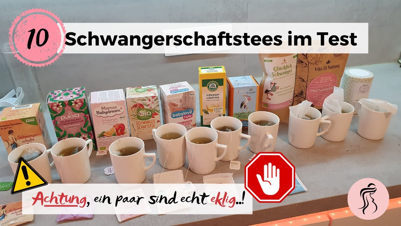 Schwangerschaftstees im Test - ich habe zehn Schwangerschaftstees für euch ausprobiert!