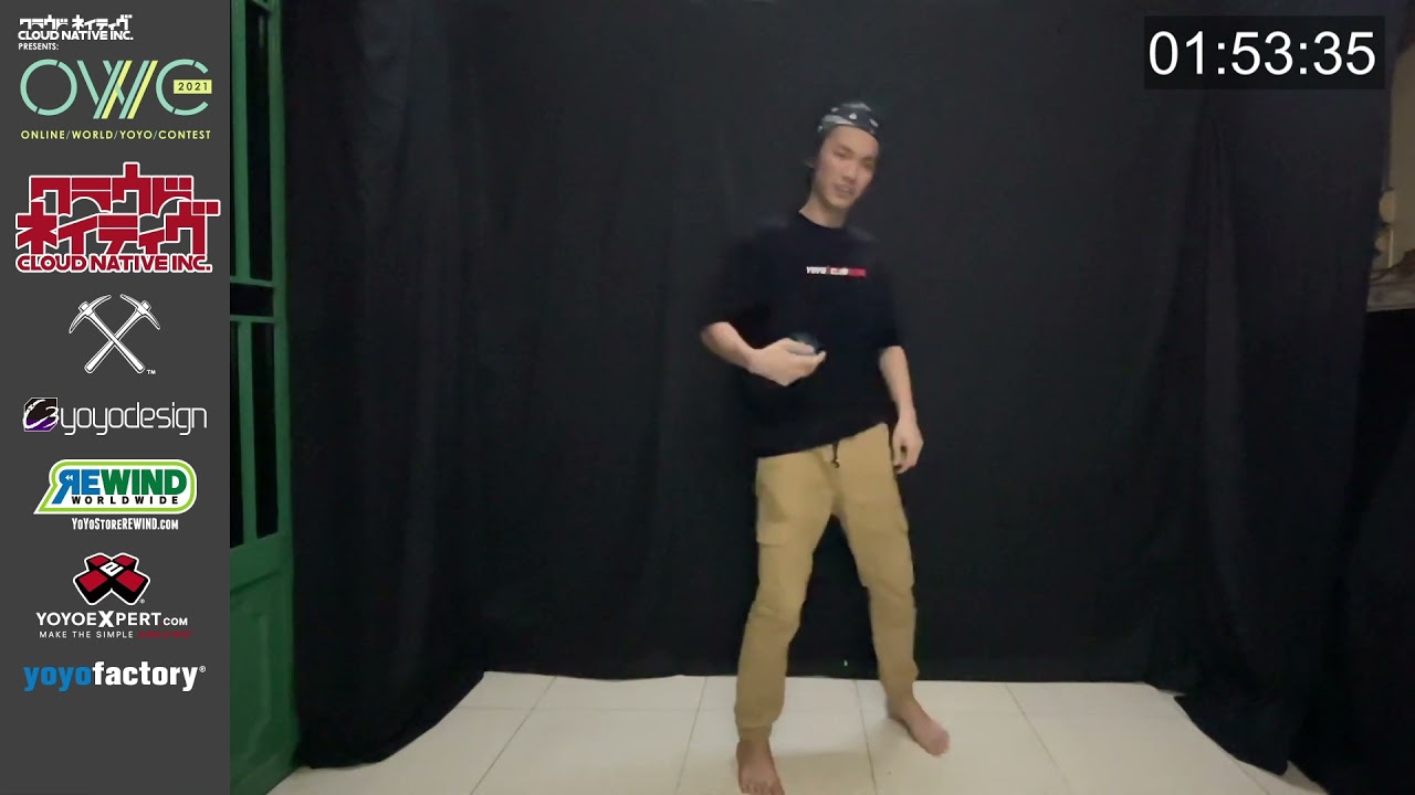 [OWYYC2021] 4A Final - Huy Luu - ONLINE WORLD YOYO CONTEST 2021 Presented by Cloud Native