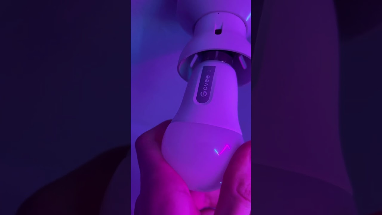 Installing my new Govee Smart Bulbs! Whole room is Govee now 👀🔥#Govee #Goveelights #rgblights