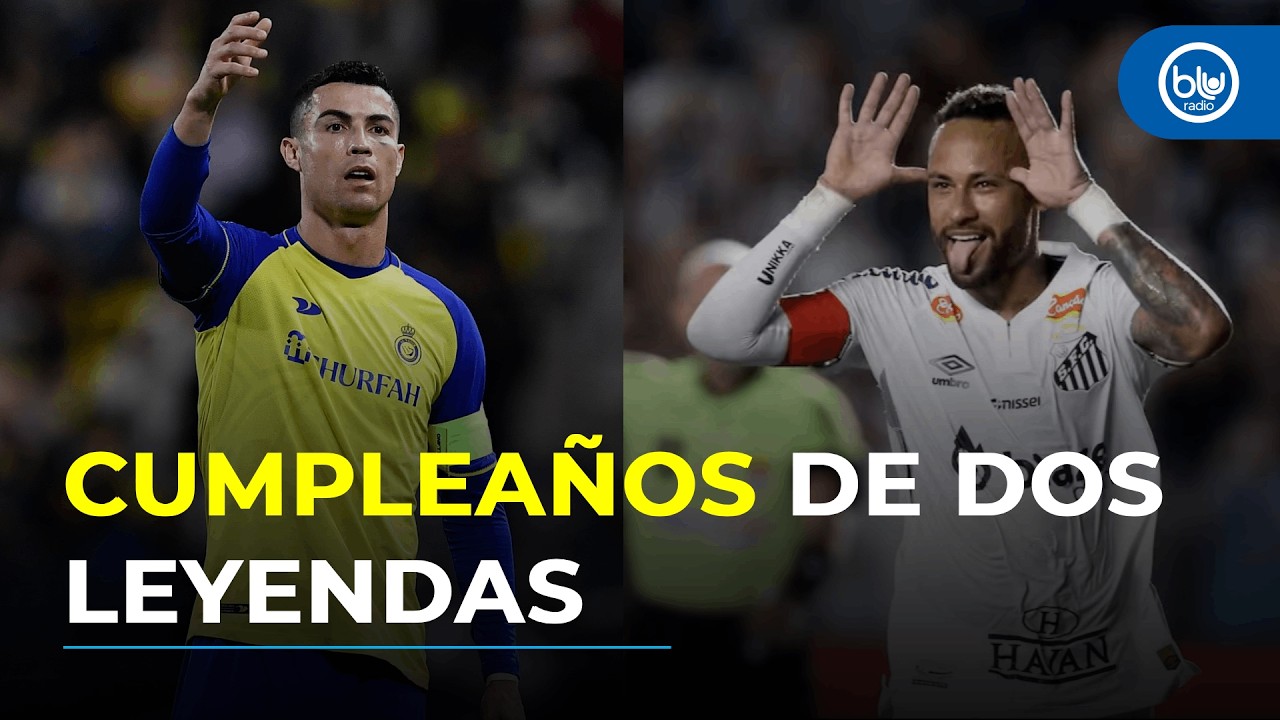 Cristiano Ronaldo y Neymar cumplen años el mismo día