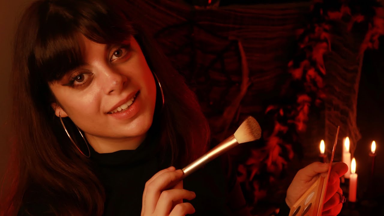 MAKE-UP ARTIST TI TRUCCA PER HALLOWEEN super realistico 💄👻 | cinematic roleplay asmr ita