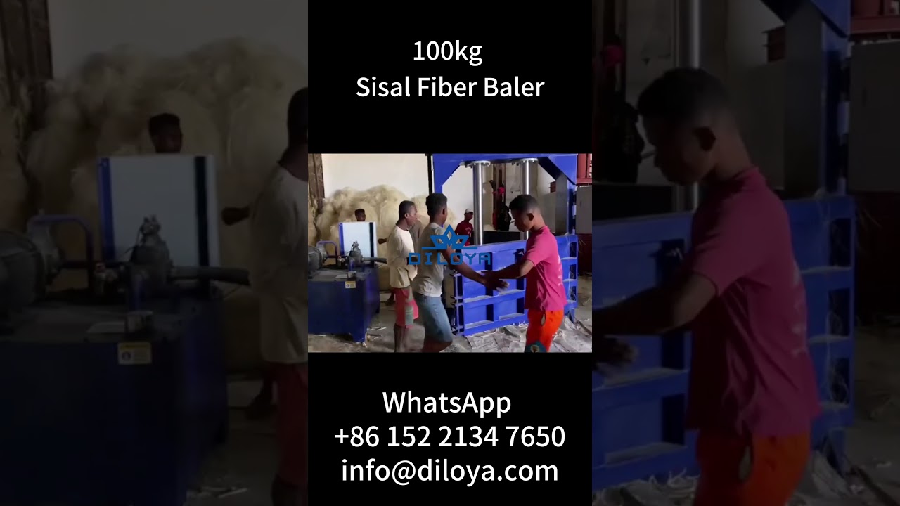 Sisal Fiber Compactor Machine
