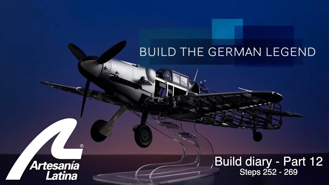 #BuildDiary | Official Messerschmitt BF109 G Build Diary (Chapter 12) | Artesanía Latina