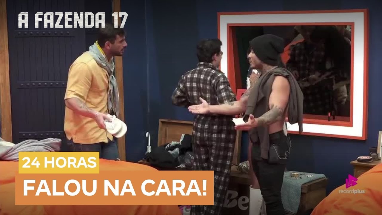 Nizam e Wallas protagonizam barraco antes da formação da Roça: 'Você está com medo' | A Fazenda 17