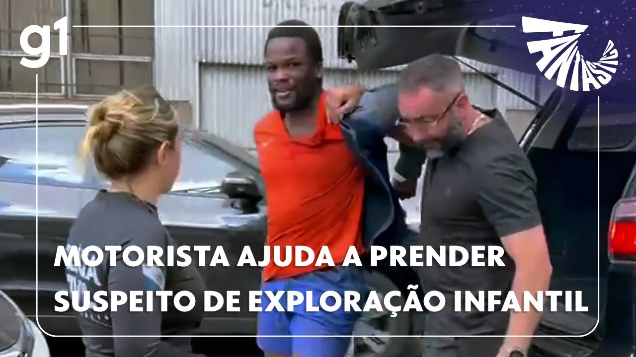 Fantástico: Motorista de aplicativo ajuda a prender americano suspeito de exploração sexual infantil