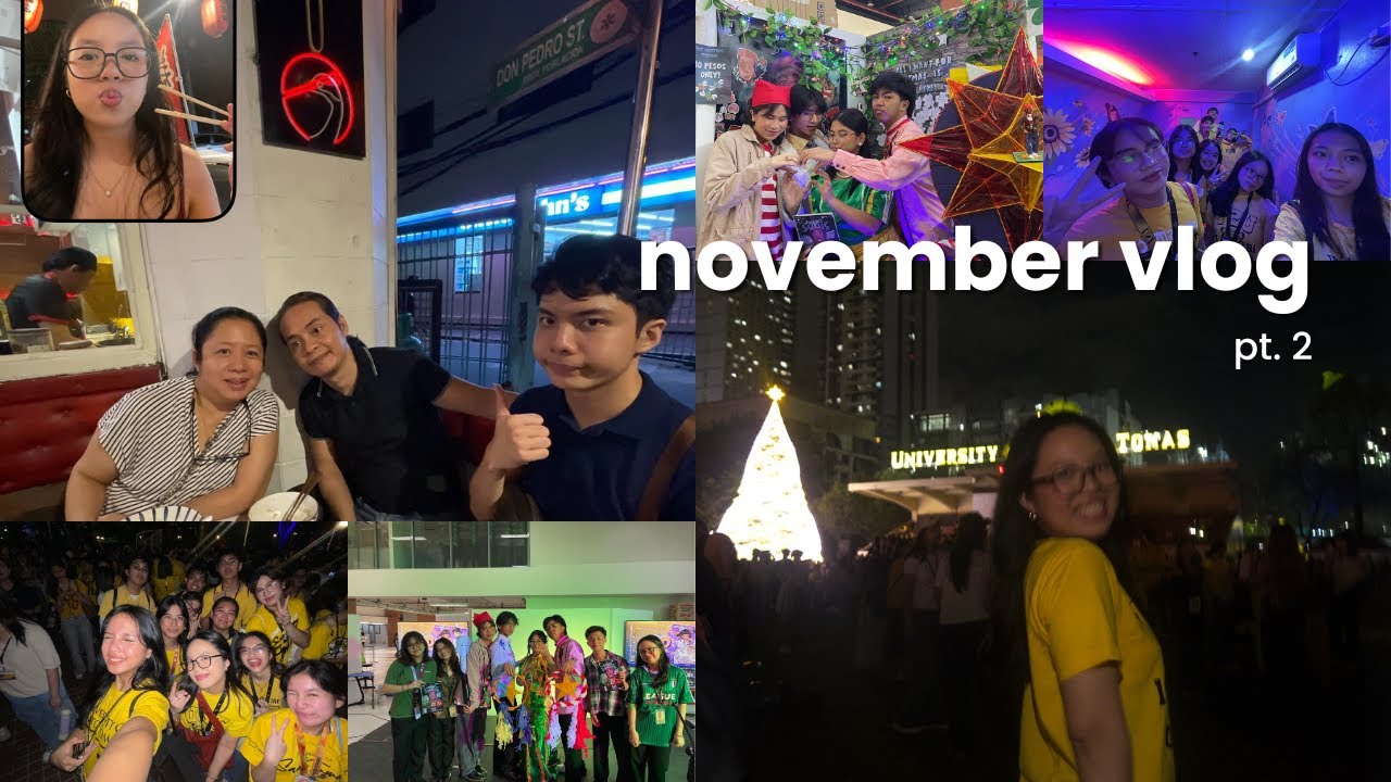november vlog pt. 2: KOMIKON 2025, paskuhan festivities, family bonding... | sincerelyalli