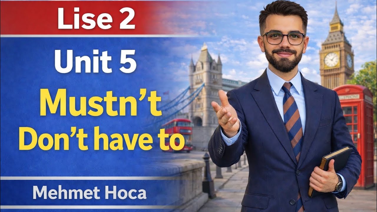 İnglizce lise 2 / Unit 5/ Mustn’t & Don’t have to