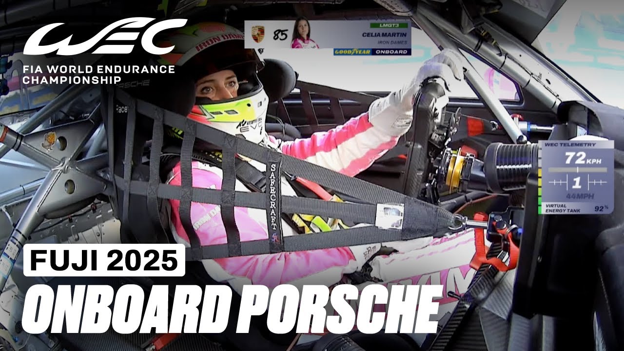 Iron Dames' Porsche 911 LMGT3 Onboard Lap | 6 Hours of Fuji | FIA WEC
