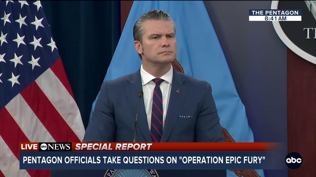 Officials provide update on Operation Epic Fury