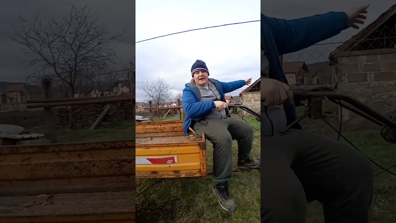 PREVLAČENJE DRVA MOTOKULTIVATOROM