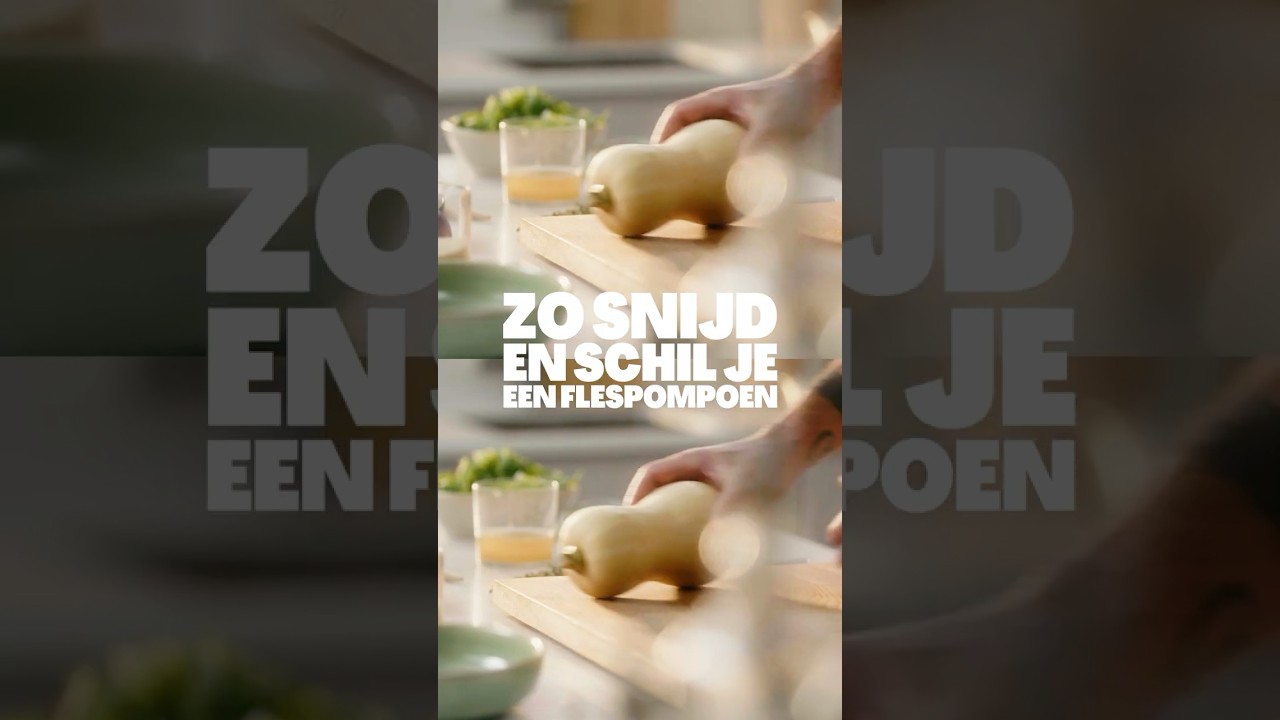 Eenvoudige bereiding van flespompoen: Zo snijd en schil je als een chef-kok