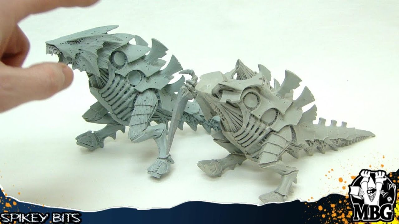 40k Unboxing Tyranids Barbed & Scythed Hierodule Forge World