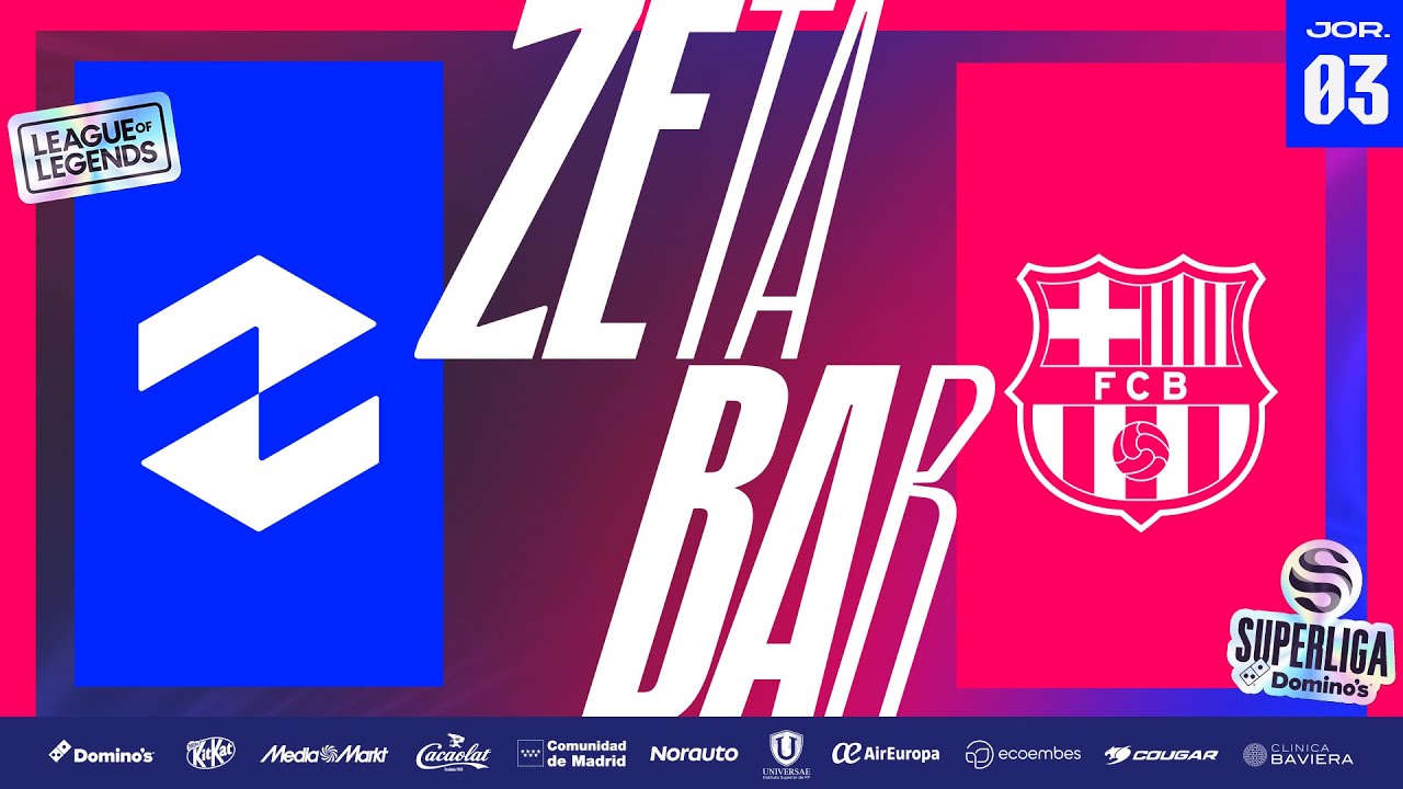 ZETA VS BARÇA ESPORTS - J3 - FASE REGULAR - SUPERLIGA DOMINO'S - VERANO 2025