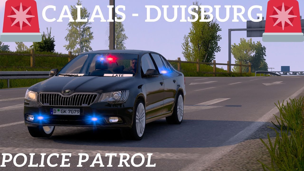 👮‍♂️ Undercover POLICE Patrol | TruckersMP Game Moderator in Calais-Duisburg