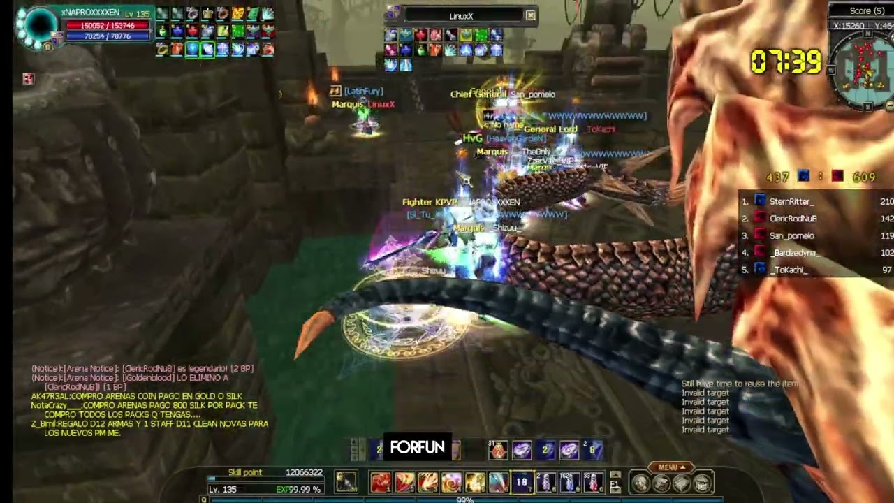 Silkroad Latino Battle Arena ForFun
