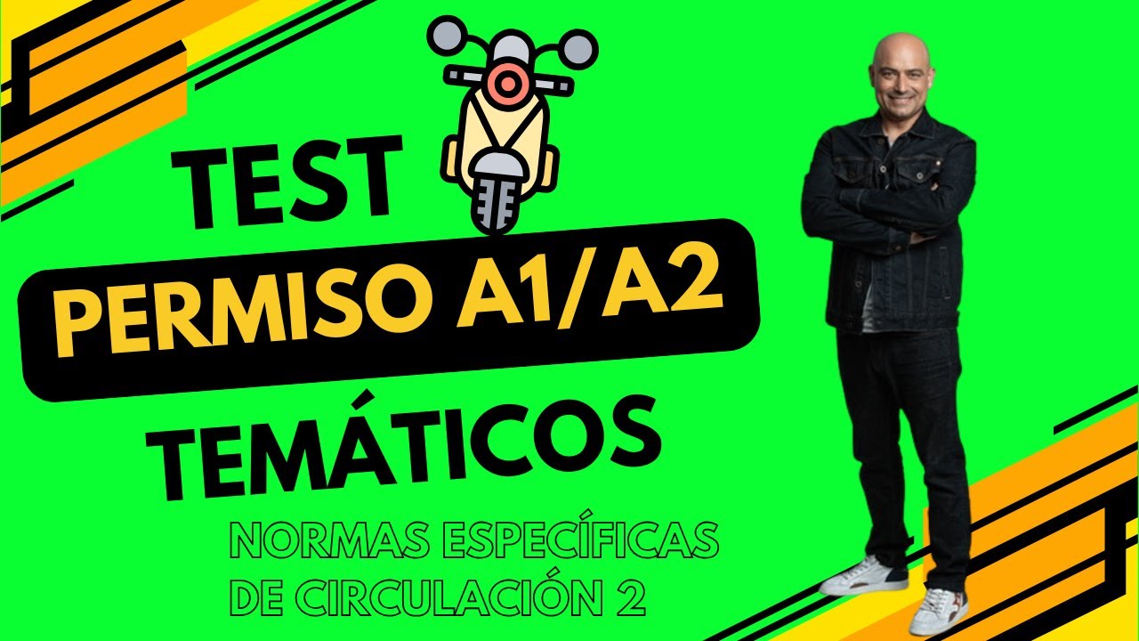 ⚠️🍀 NORMAS ESPECÍFICAS DE CIRCULACIÓN 2. ¡TEST TEMÁTICOS para APROBAR el TEÓRICO DE MOTO! #testdgt