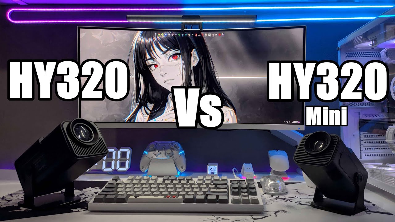 HY320 1080p VS HY320 Mini 720p - Vantagens e Desvantagens + análise de vídeo