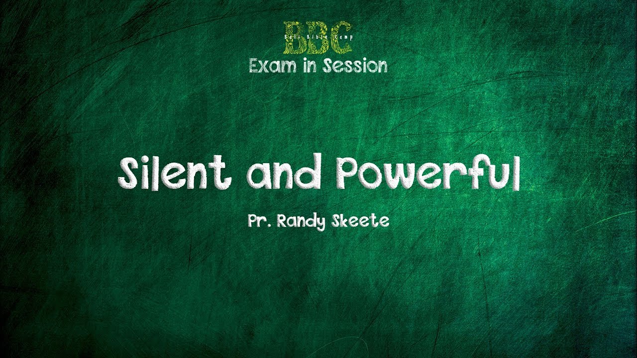 Pr. Randy Skeete - Silent and Powerful