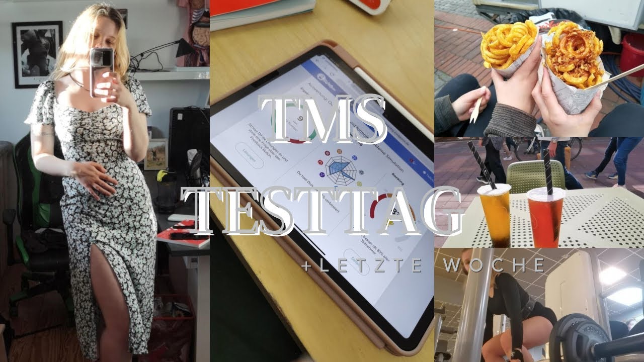 TMS TESTTAG und letzte Woche vor dem TMS😬📚|| TMS Study Vlog