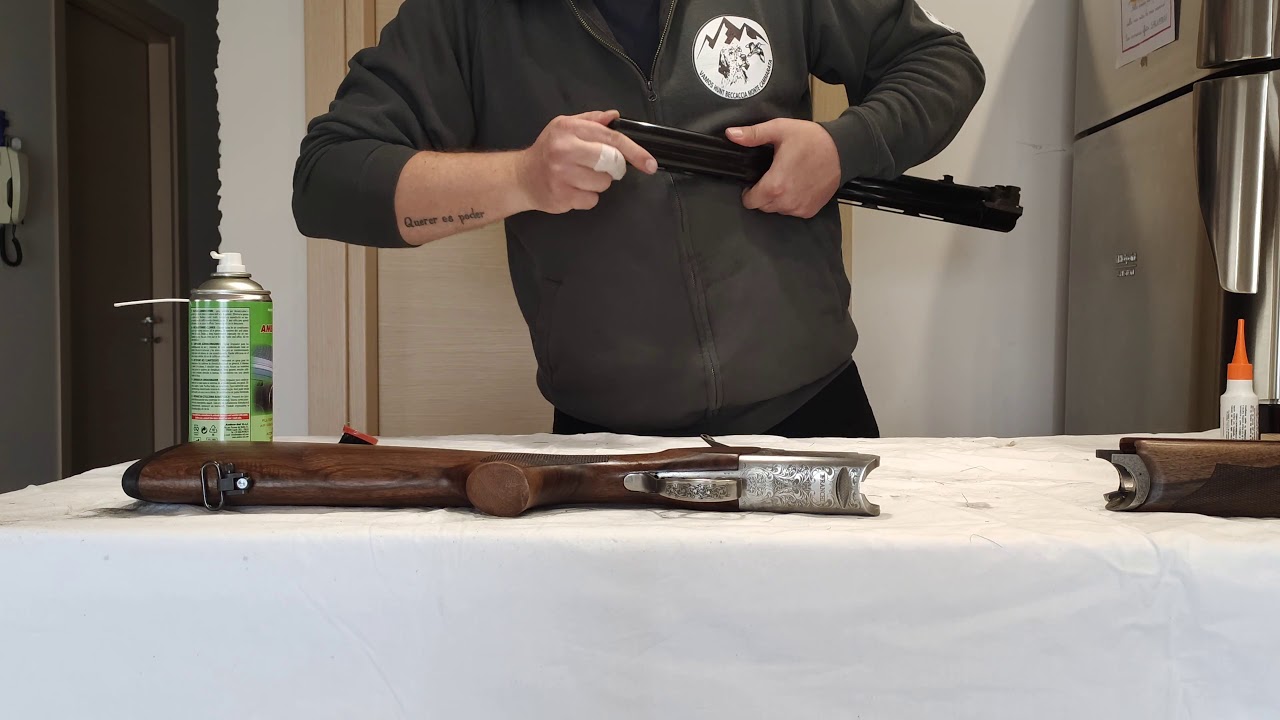 pulizia fucile da caccia