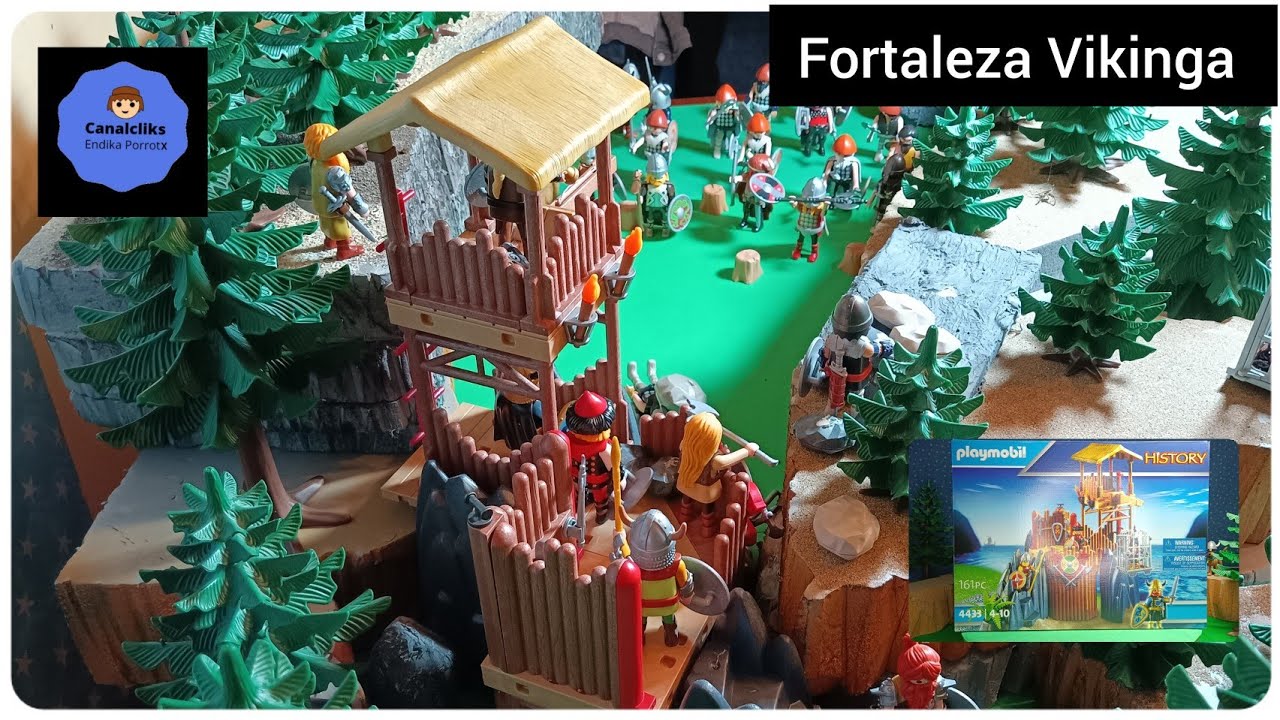 FORTALEZA VIKINGA. Unboxing. Ref 4433. Pictos contra Vikingos. El arma definitiva. Playmobil.
