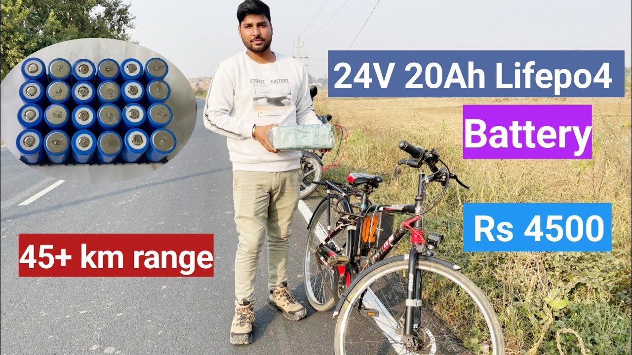 How To Make 24V 20Ah Lifepo4 Battery For Electric Cycle || How to Make Electric Bike with battery
