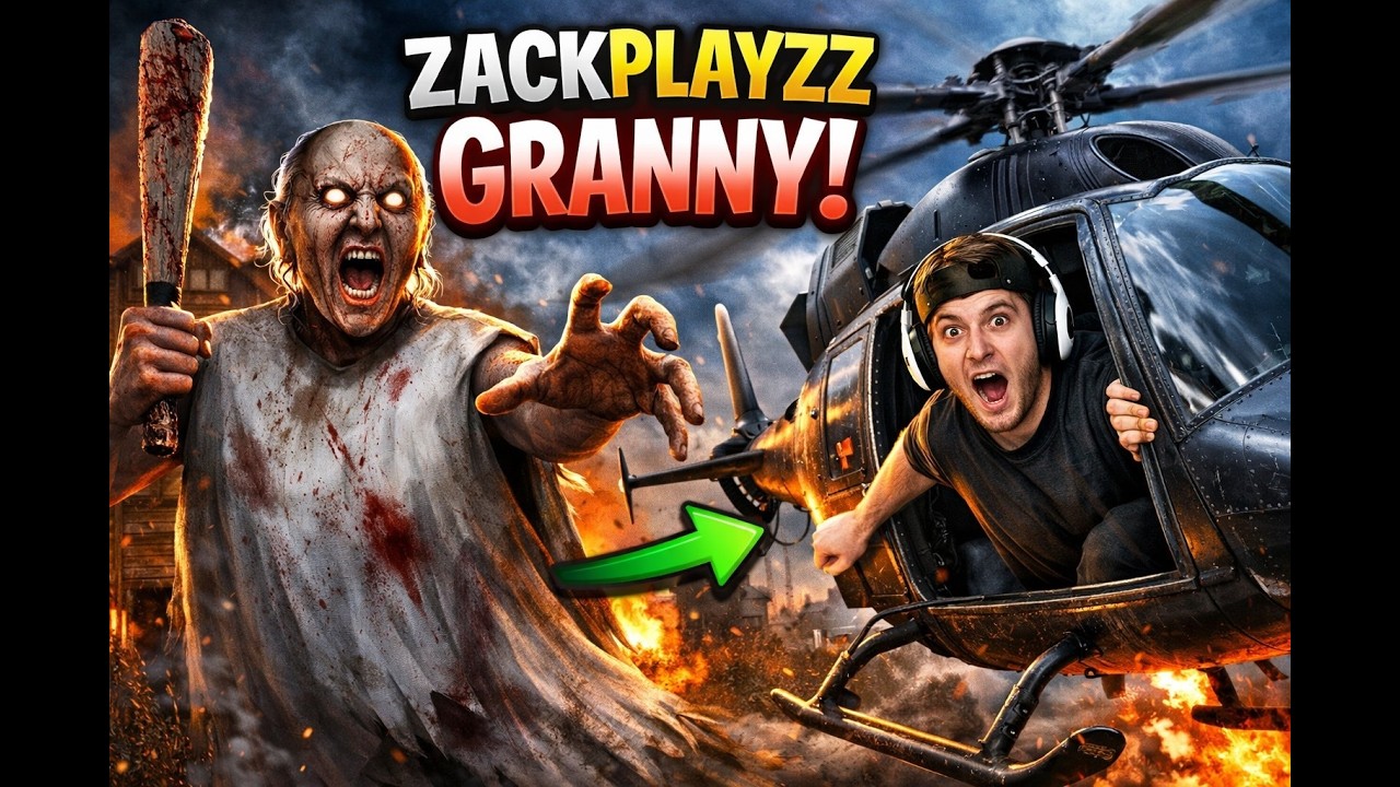 Granny 1 Escape part 1 | ZackPlayzz YT☠️ | is Live Now